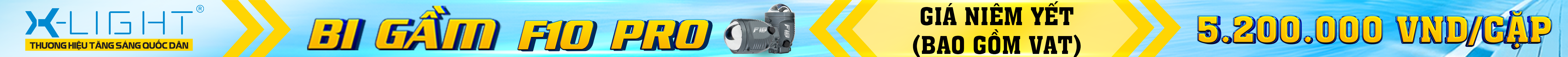 BI GẦM X-LIGHT F10 PRO