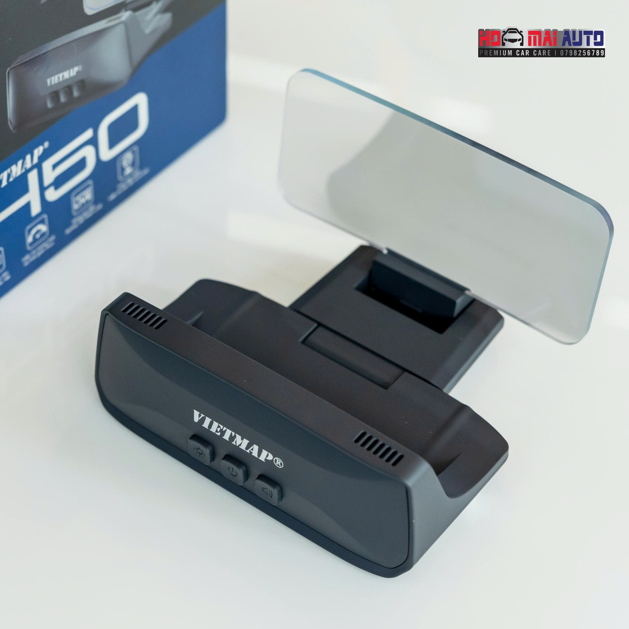 Mở Bán Chính Thức Vietmap HUD H50 – Màn Hình Hiển Thị Kính Lái Cao Cấp 2025