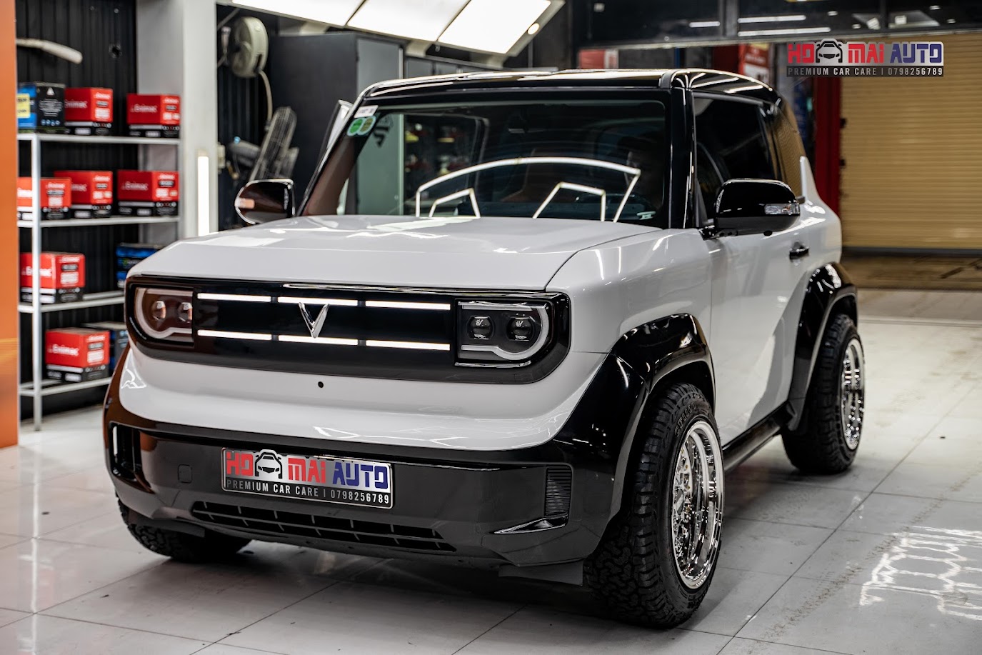 VF3 Lột Xác Toàn Diện Với Gói Độ Full Option Tại Hoa Mai Auto