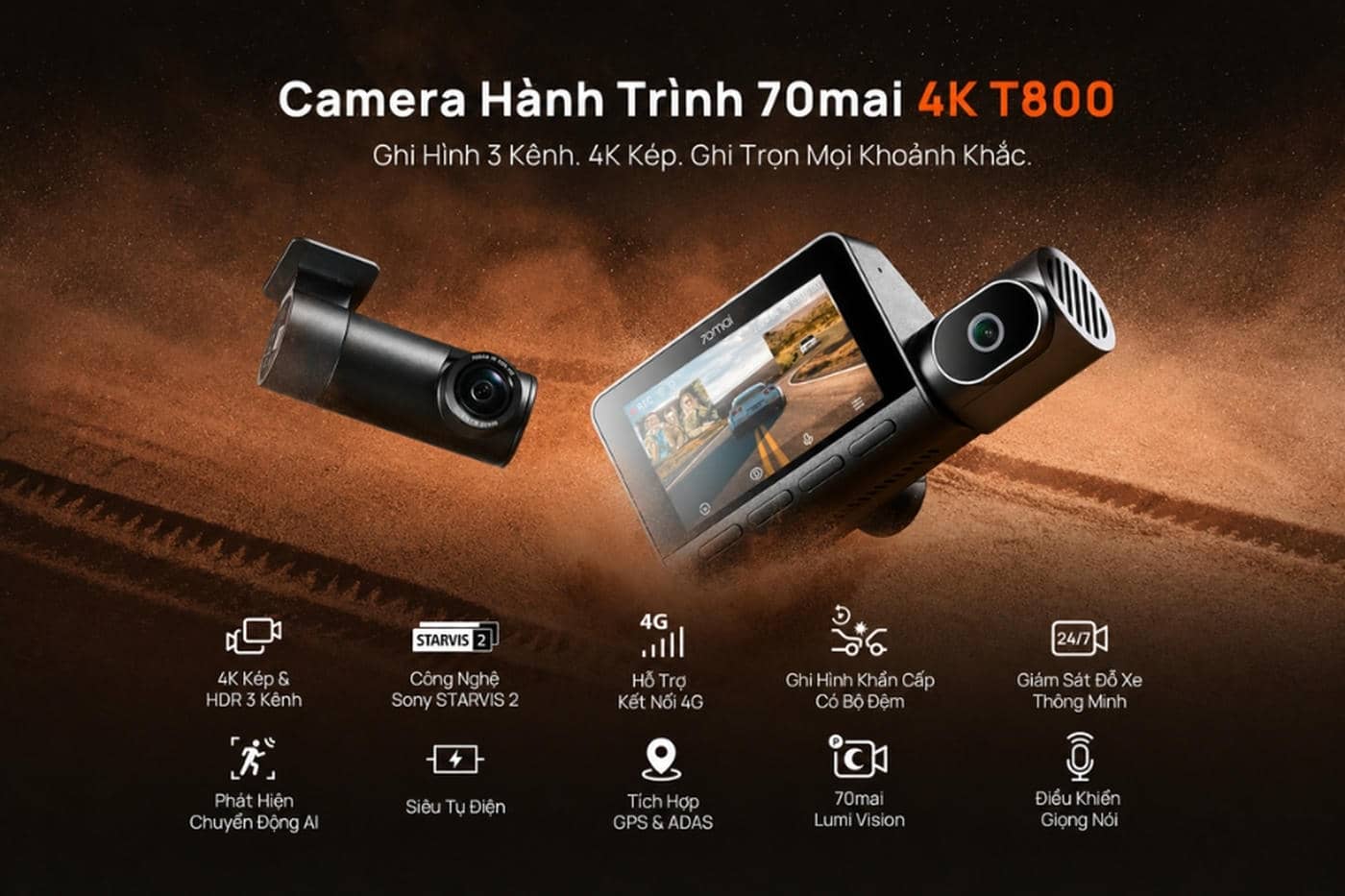 Đánh giá thực tế camera hành trình 70mai T800: Có thực sự đáng tiền?