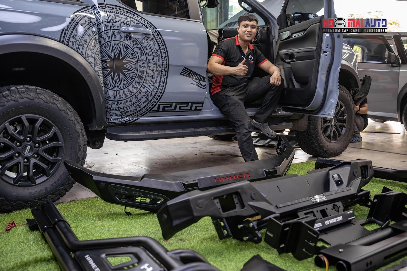 Ford Raptor Lên "Giáp" Hamer: Khi Quái Thú Thức Tỉnh Diện Mạo "Độc Bản"