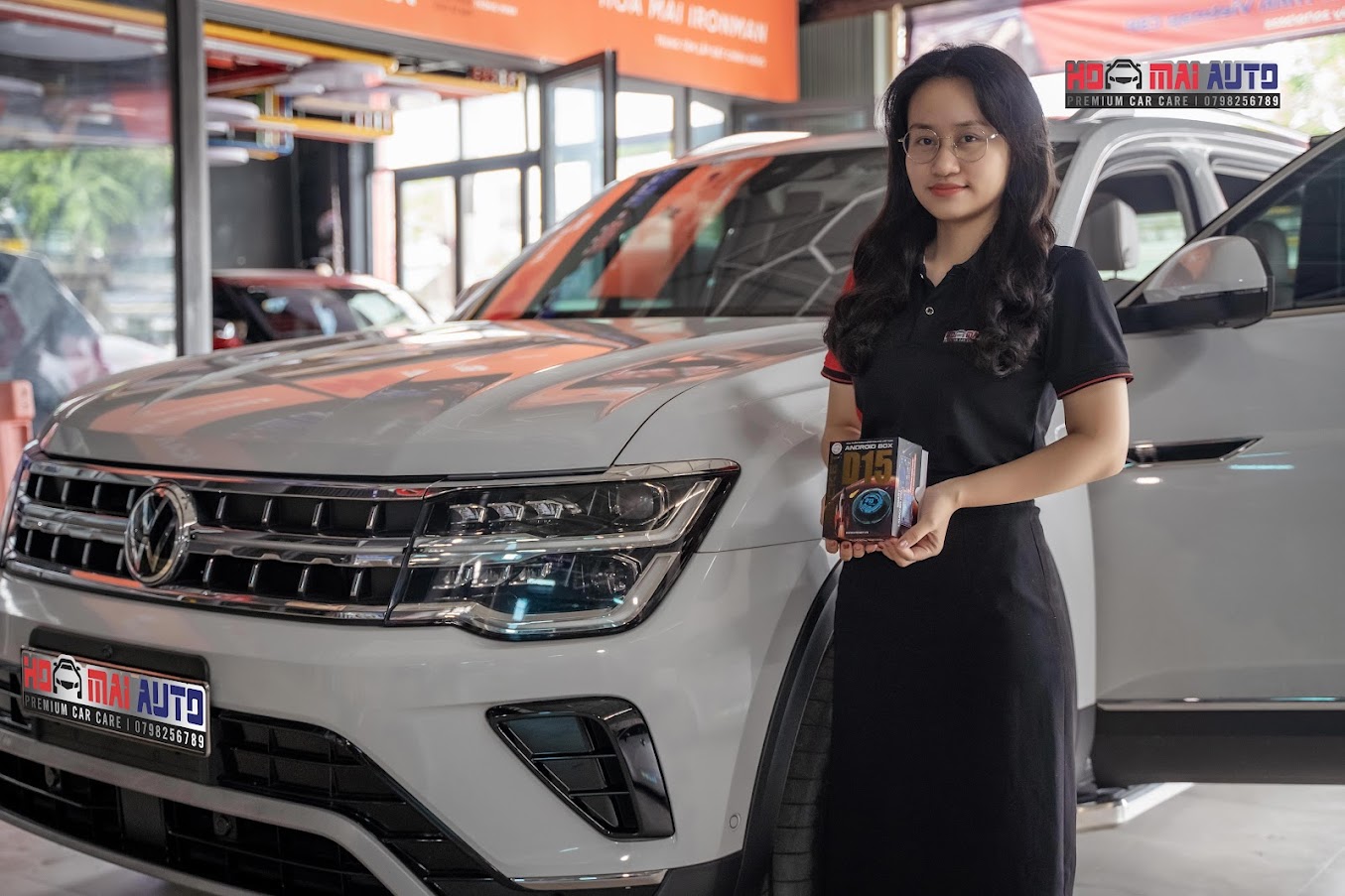 Volkswagen Teramont lắp Android Box HTD D15 Ultra – Giữ zin màn hình, nâng tầm trải nghiệm thông minh