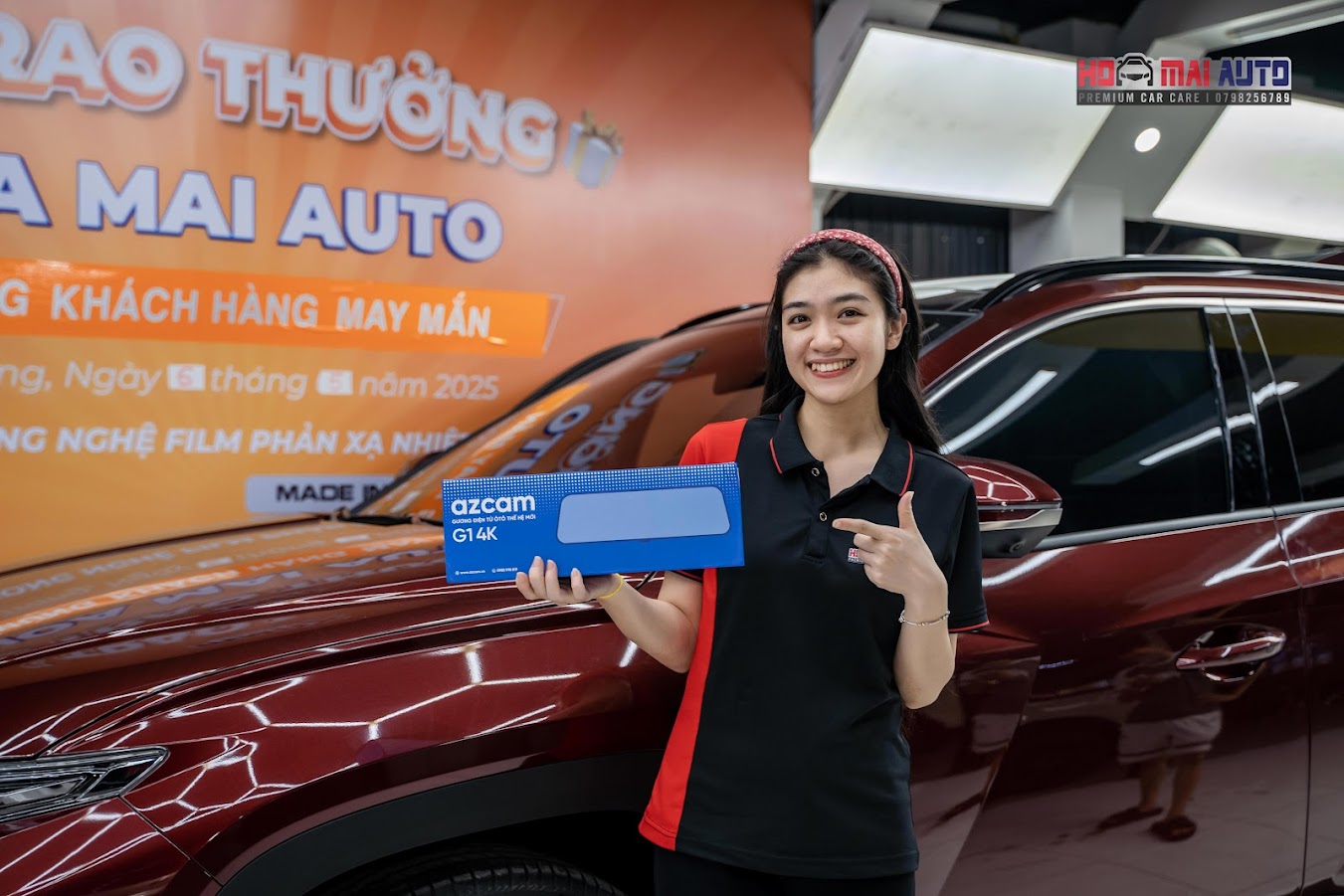 Cam Hành Trình Gương AZCAM – Giải Pháp Ghi Hình Thông Minh, Gọn Gàng, Tối Ưu Tầm Nhìn