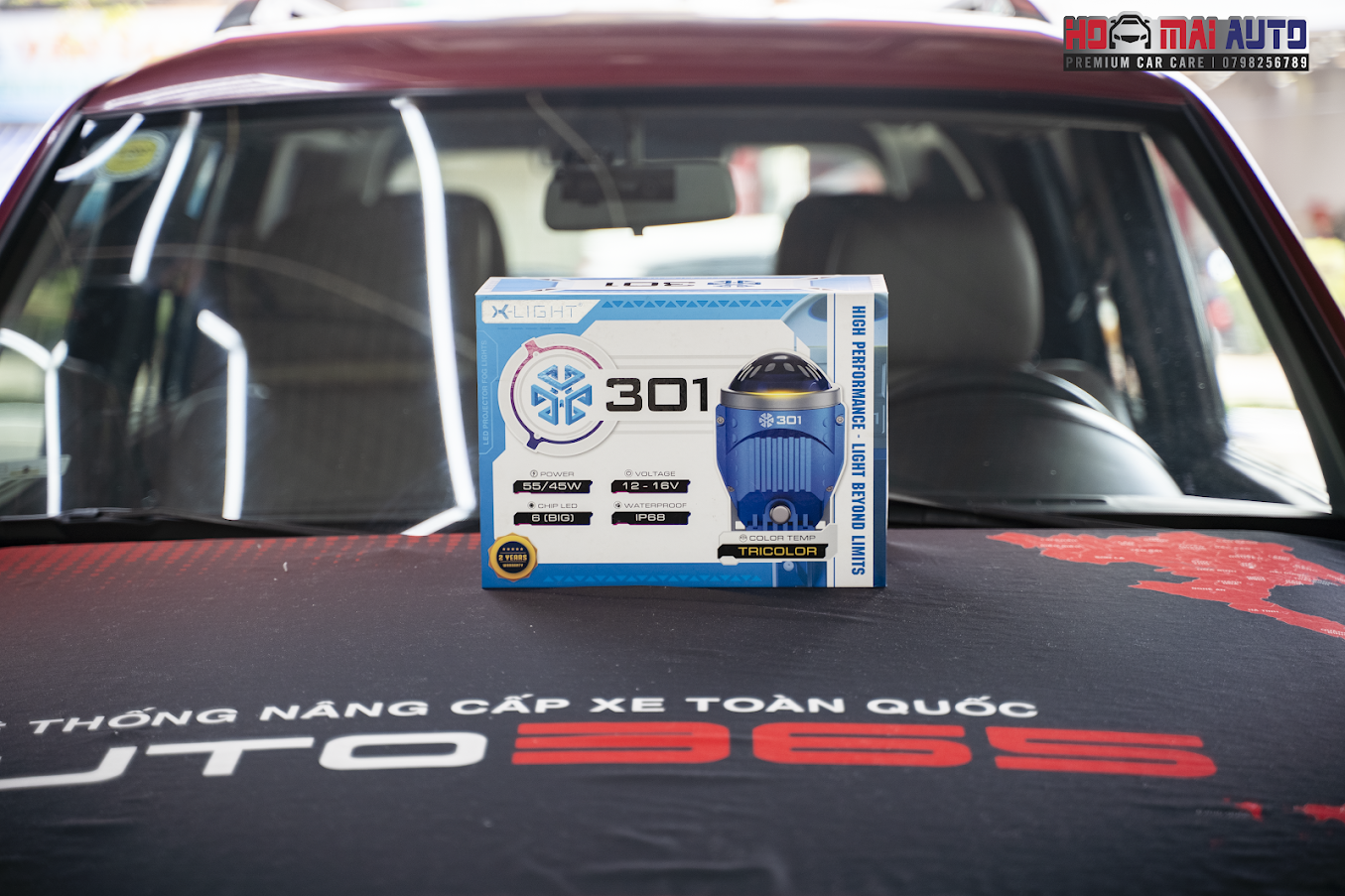 Ford Everest Đỏ Lên Bi Gầm X-Light 301 V2: Giải Pháp "3 Trong 1" Cho Mọi Cung Đường