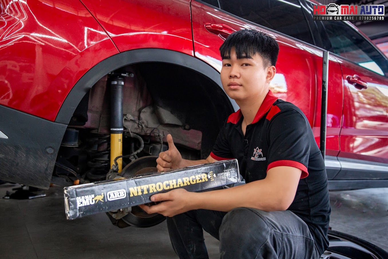 VinFast VF8 Nâng Cấp Phuộc Sau OME Nitrocharger Sport: Êm Ái Và Kiểm Soát Tuyệt Đối