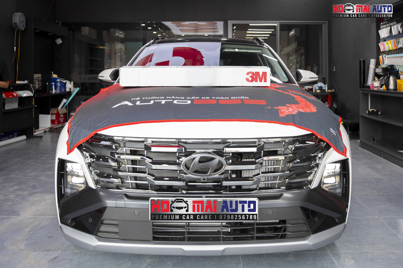 Đón Hè 2026: Hyundai Tucson Trắng Lên "Giáp" 3M Crystalline – Giải Pháp Chống Nóng Tuyệt Đối
