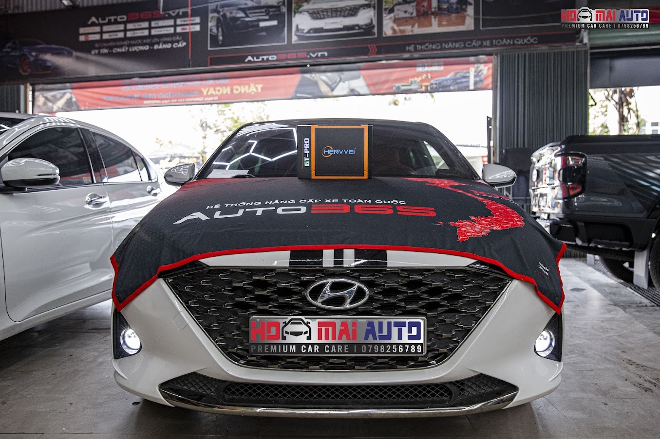 Hyundai Accent nâng cấp Bi gầm Henvvei GT-PRO – "Vua pha" phá tan đêm tối