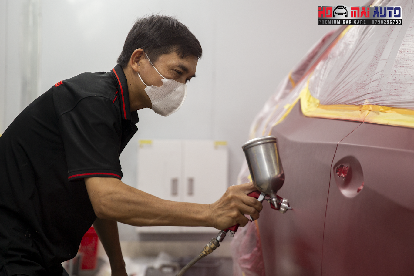 Dịch vụ đồng sơn ô tô tại Hoa Mai Auto – Phục hồi thẩm mỹ, giữ trọn giá trị xe