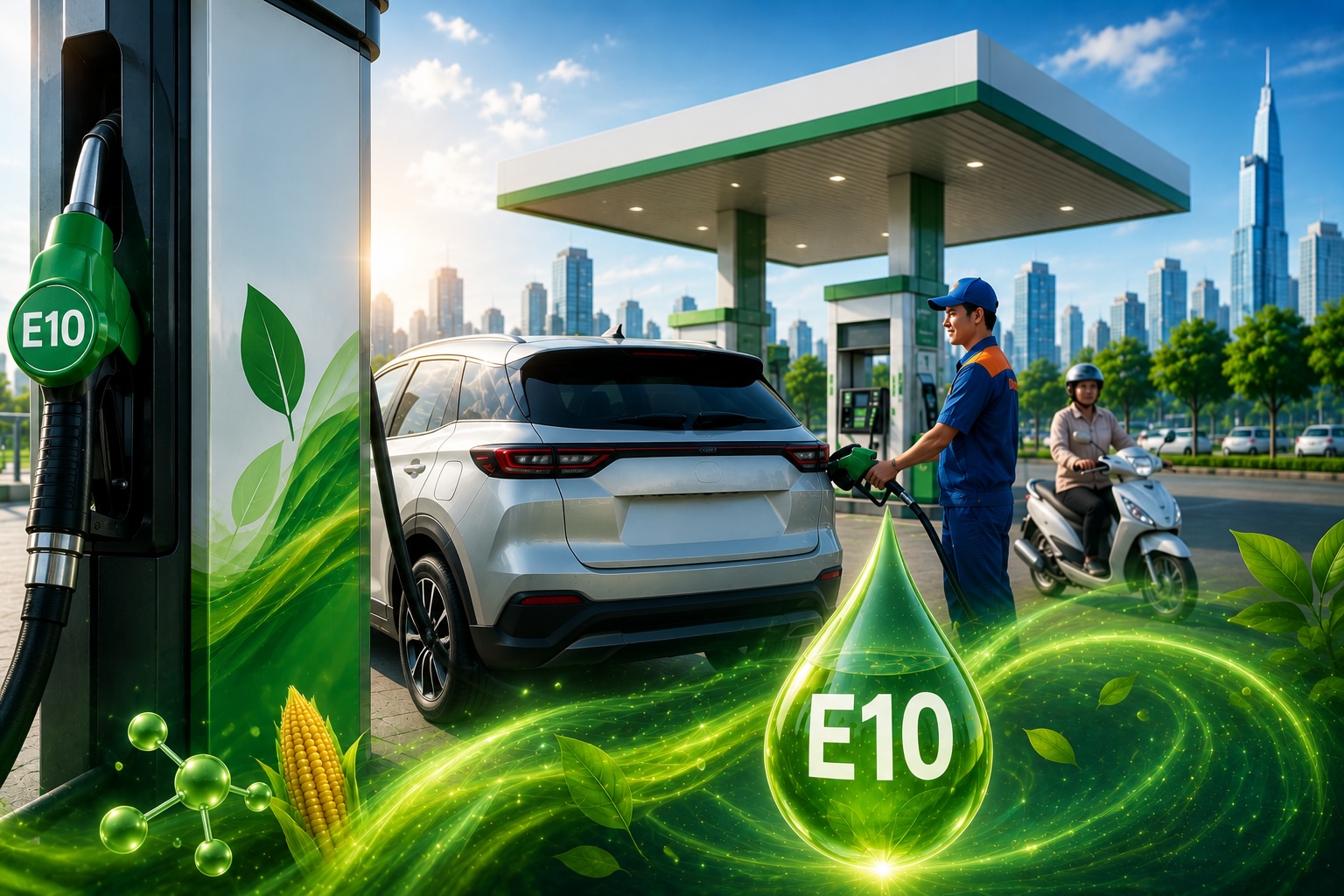 Sử Dụng Xăng Sinh Học E10 Có Khiến Xe Hao Xăng Và Yếu Máy?