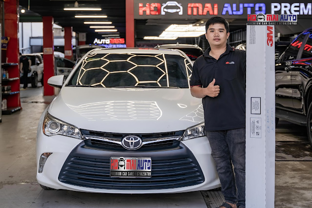 Toyota Camry Dán Film Cách Nhiệt 3M BLK50 & BLK15 – Khác Biệt Rõ Ràng Sau Khi Hoàn Thiện
