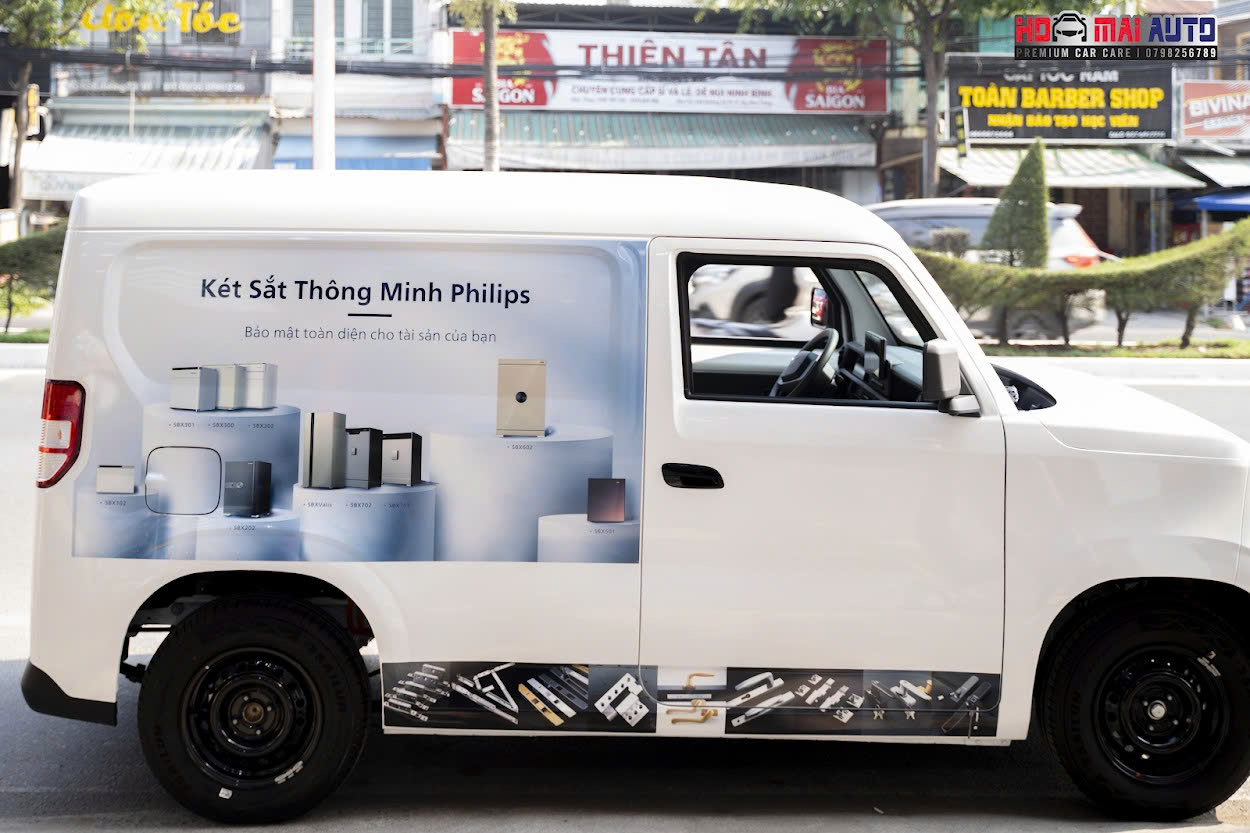 VinFast EC Van: Tối Ưu Hóa Nhận Diện Thương Hiệu Với Decal Quảng Cáo Di Động