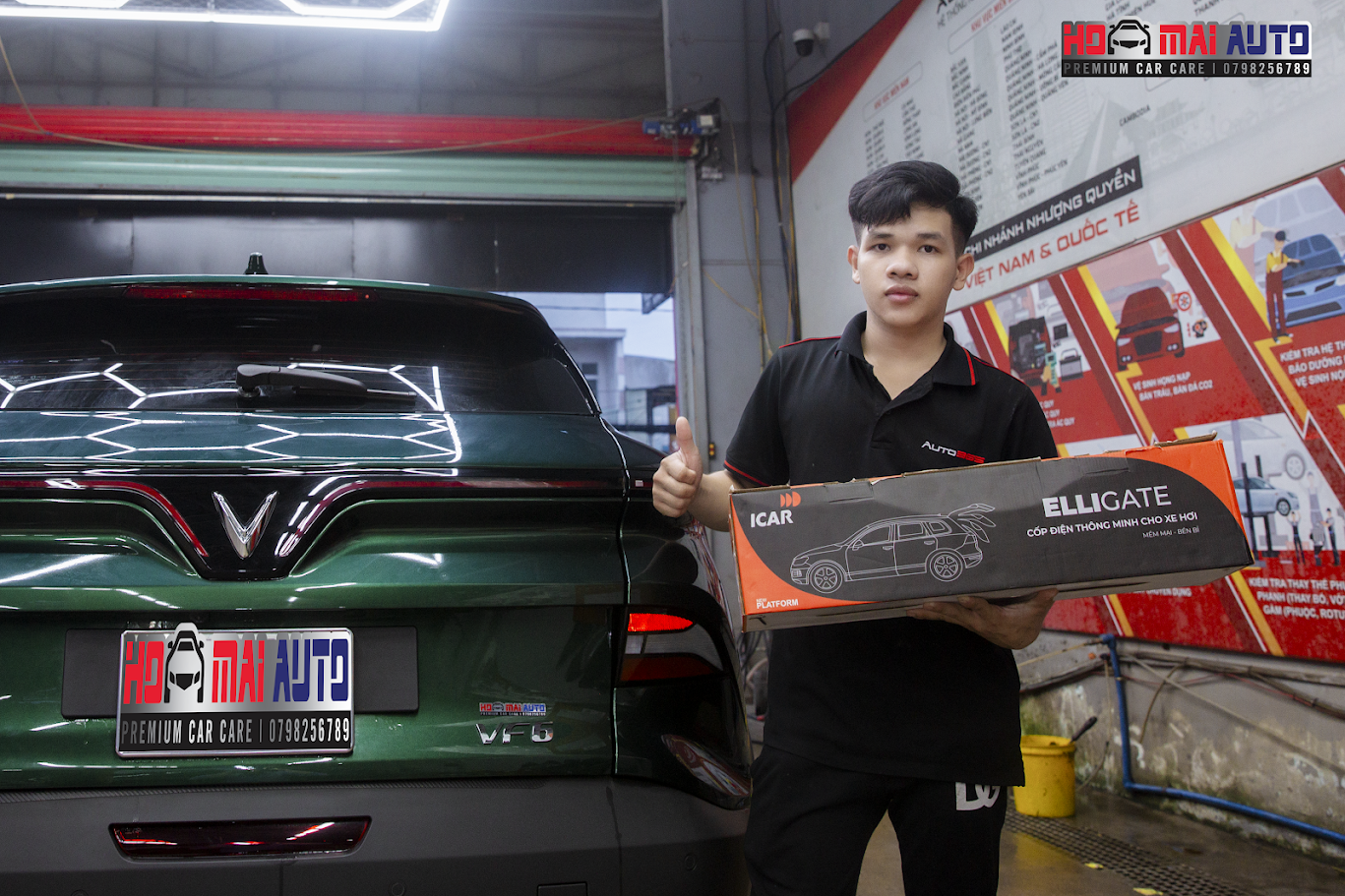 VinFast VF6 Lắp Cốp Điện Icar – Nâng Tầm Tiện Nghi Cho Xe Điện