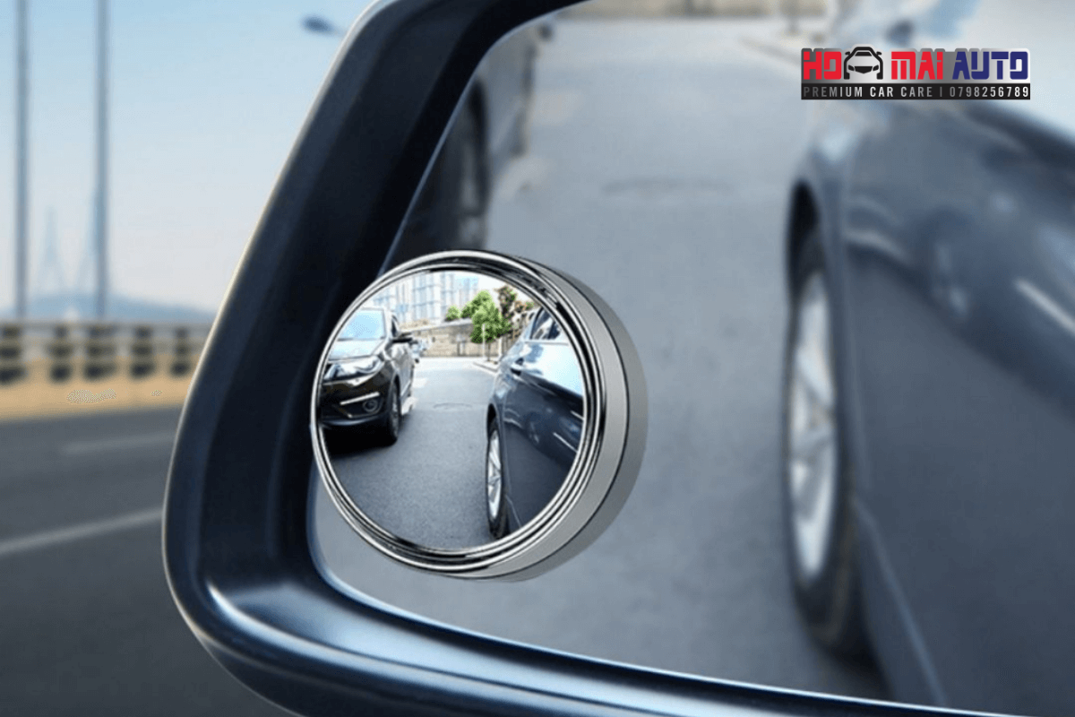 Gương cầu lồi soi bánh trước – Phụ kiện nhỏ, giá trị an toàn lớn cho ô tô