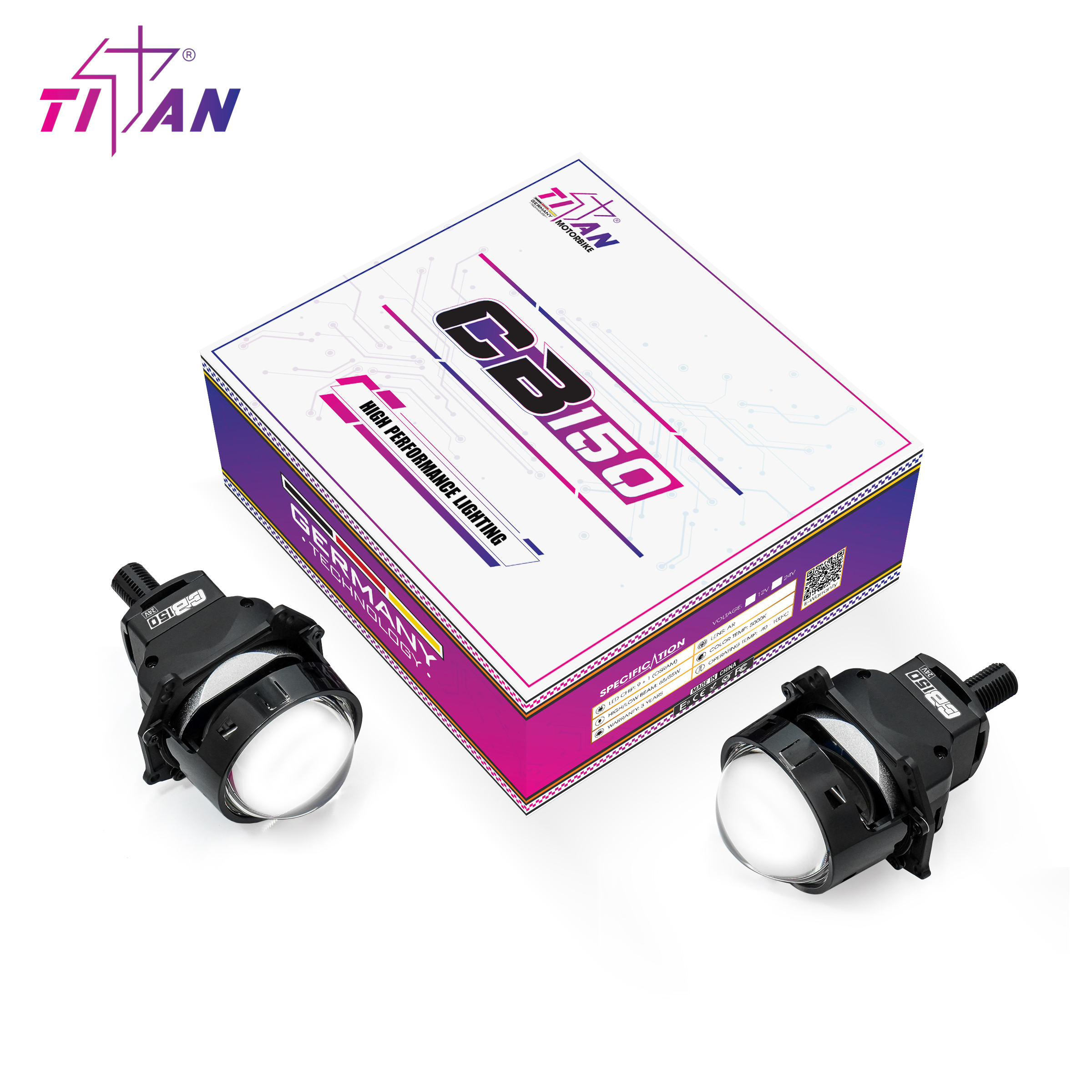 BI LED TITAN CB150 - 24V