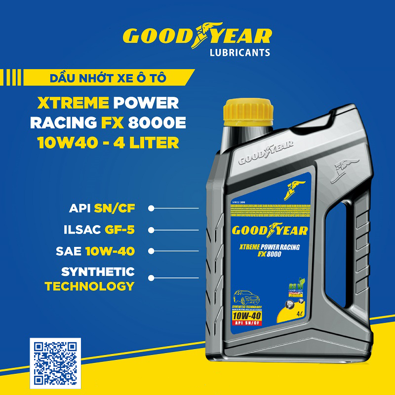 GOODYEAR XTREME POWER RACING FX 8000E 10W40